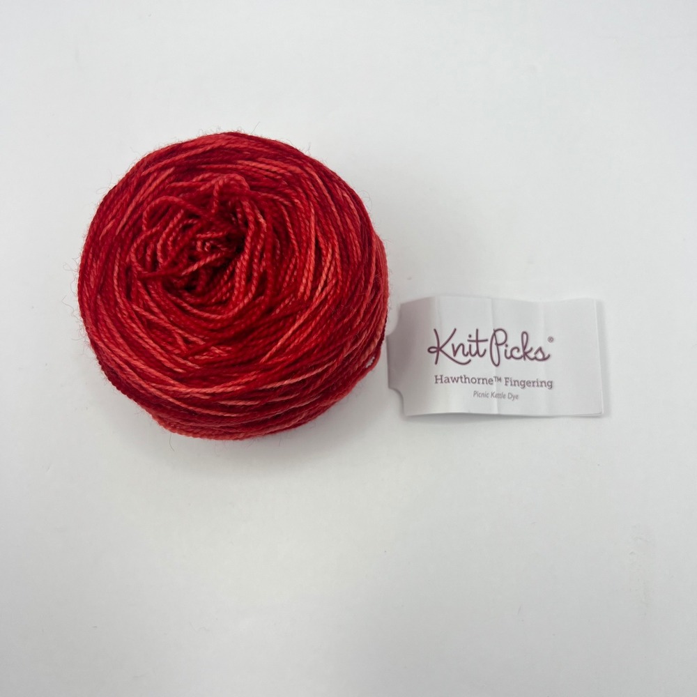 Knit Picks Hawthorne Fingering Yarn 100g Kettle Dye Superwash Highland Wool